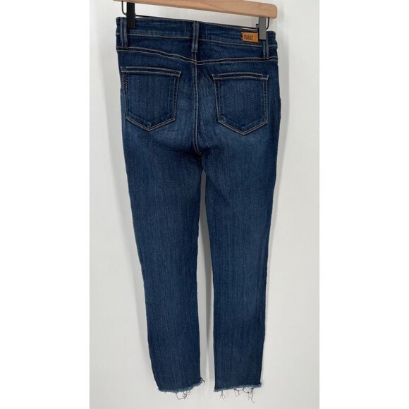 Paige Hoxton Ultra Skinny Jeans Raw Hem Size 26 - Picture 9 of 14